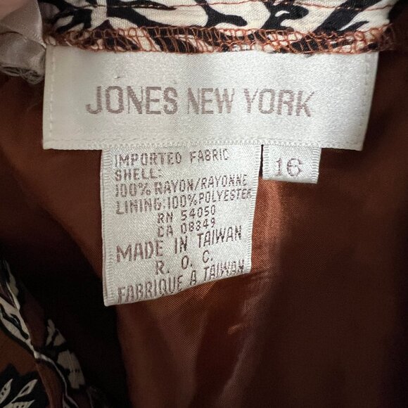 Vintage Parisian Two Piece Matching Skirt Set Floral Blouse Top French 80s 90s - Picture 6 of 7